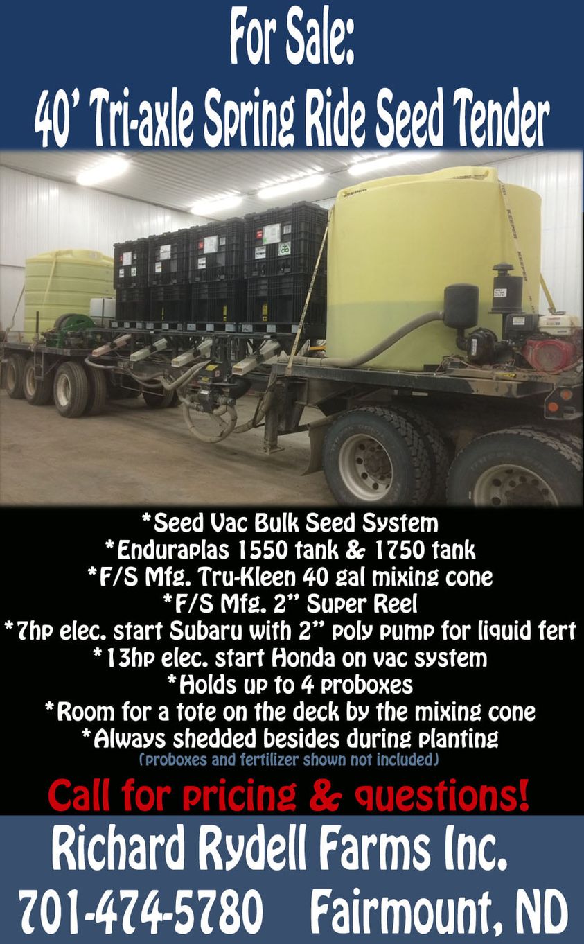 seed tender for sale